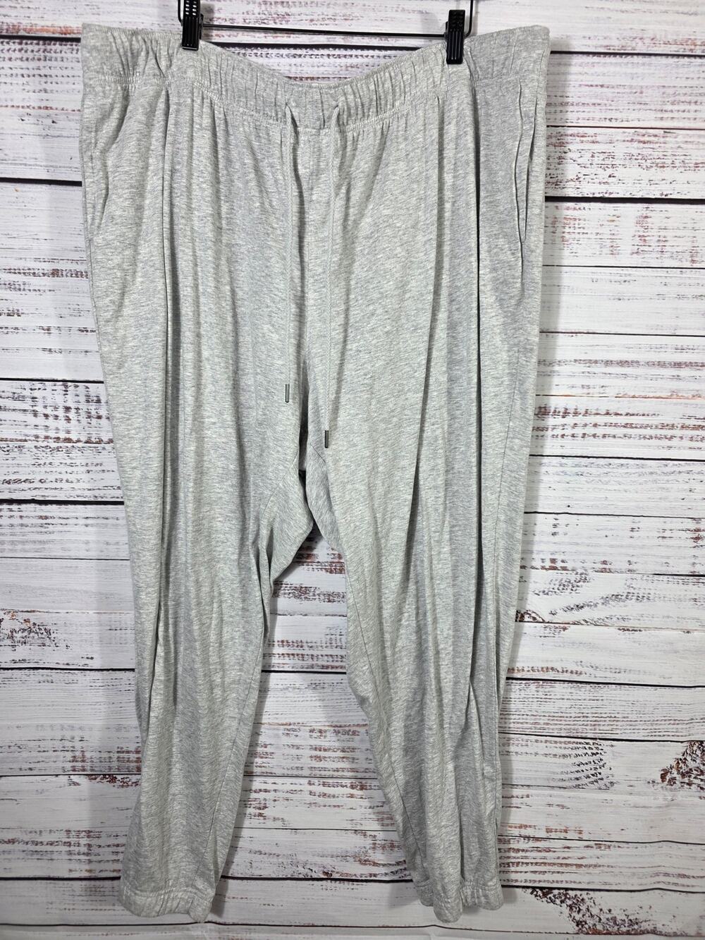 Ideology Knit Jogger Pants Gray women's plus size 3X NWOT